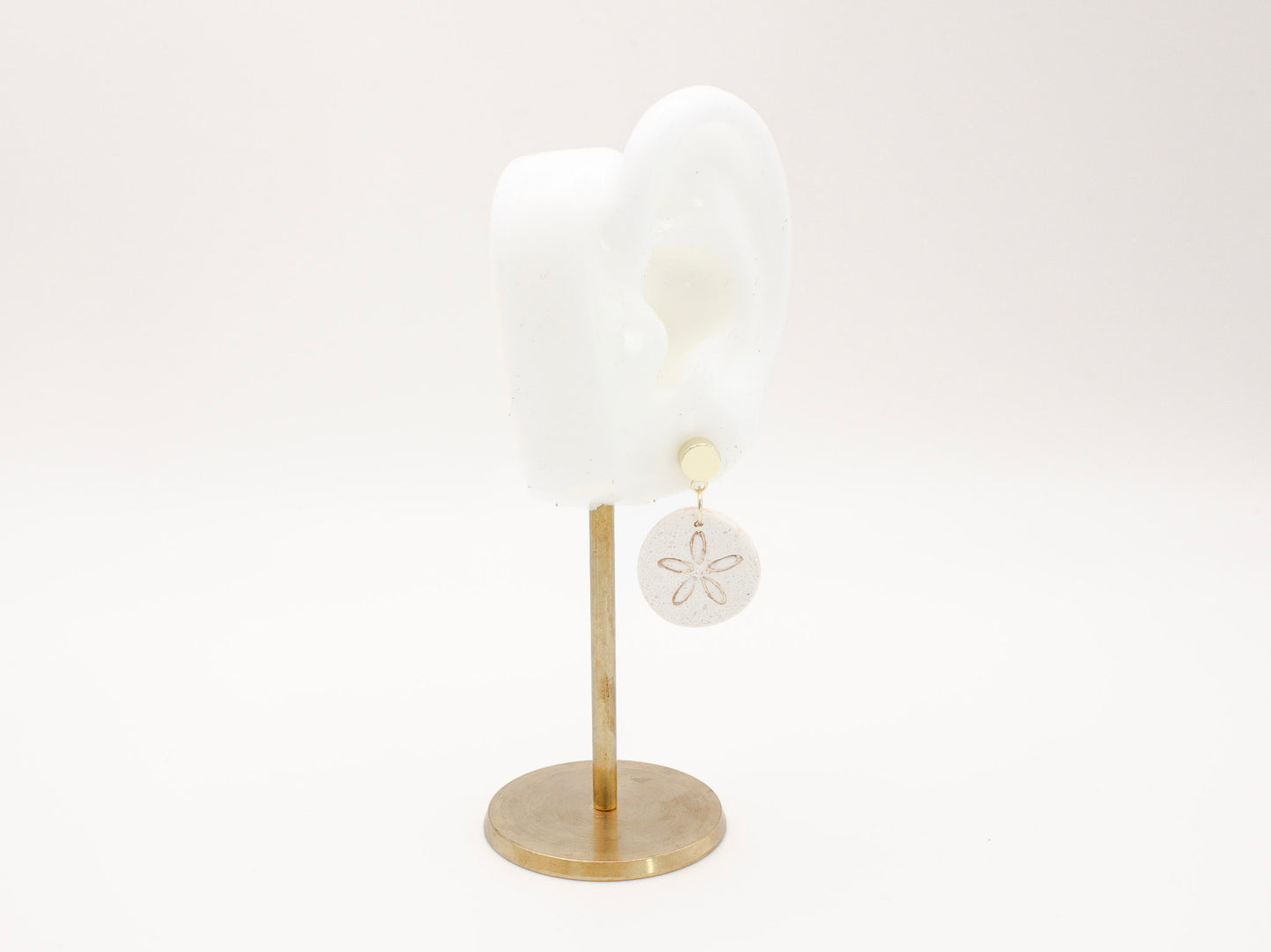 Whitesands No. 3 Sand Dollar Earrings