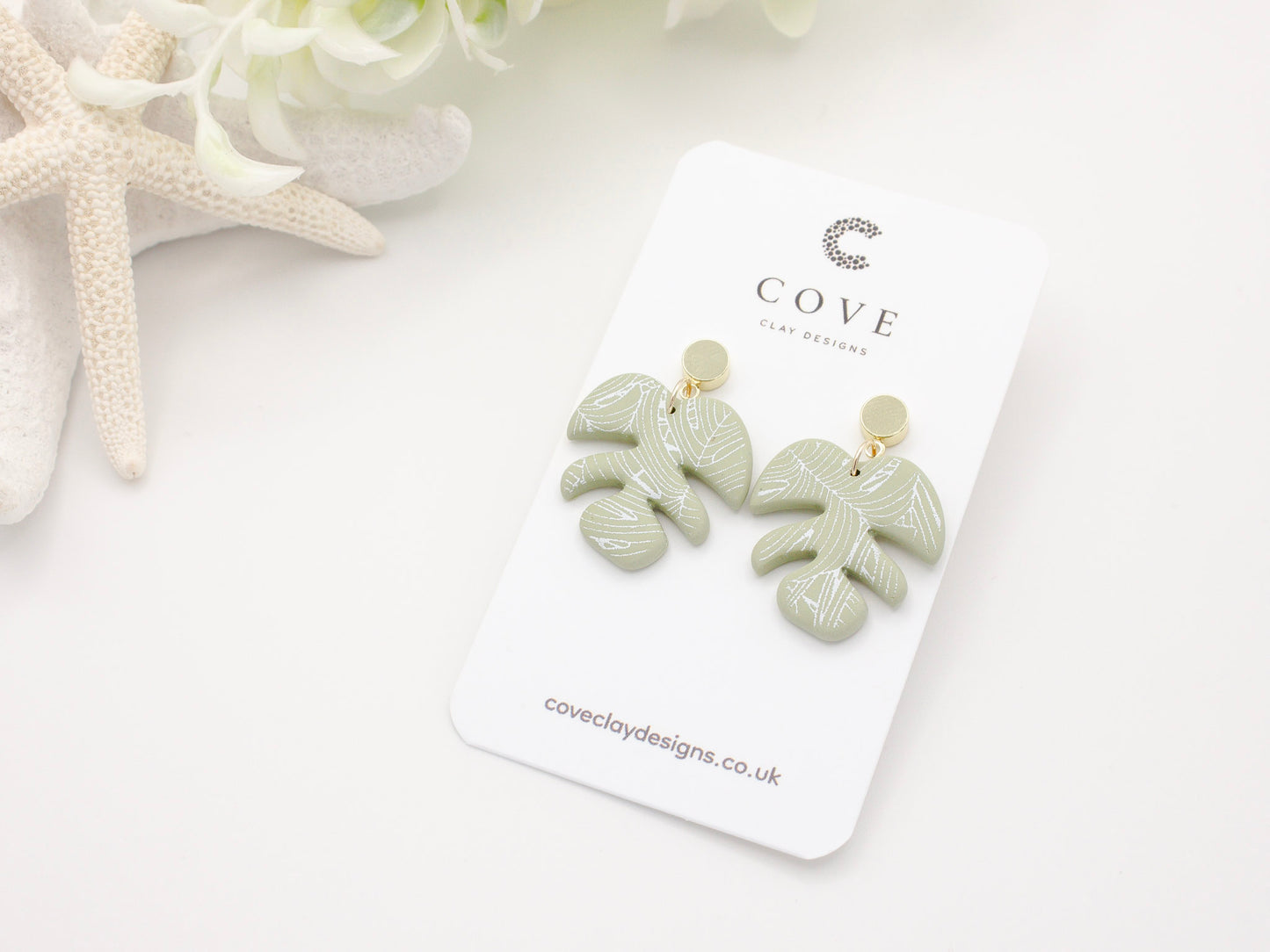 Goddess No. 3 Palm Leaf Earrings