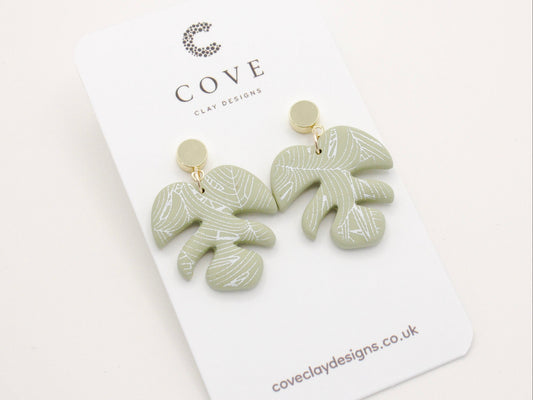 Goddess No. 3 Palm Leaf Earrings