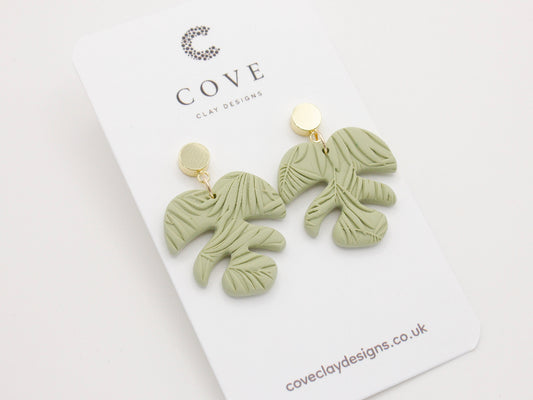 Goddess No. 4 Palm Leaf Earrings